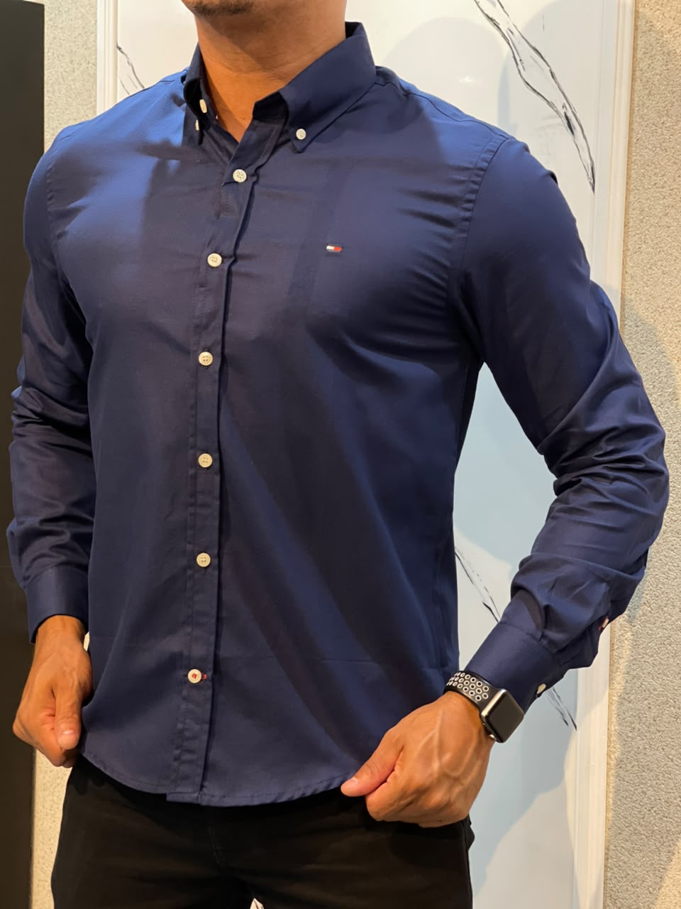 Camisa Social - Tommy Hilfiger - Longa