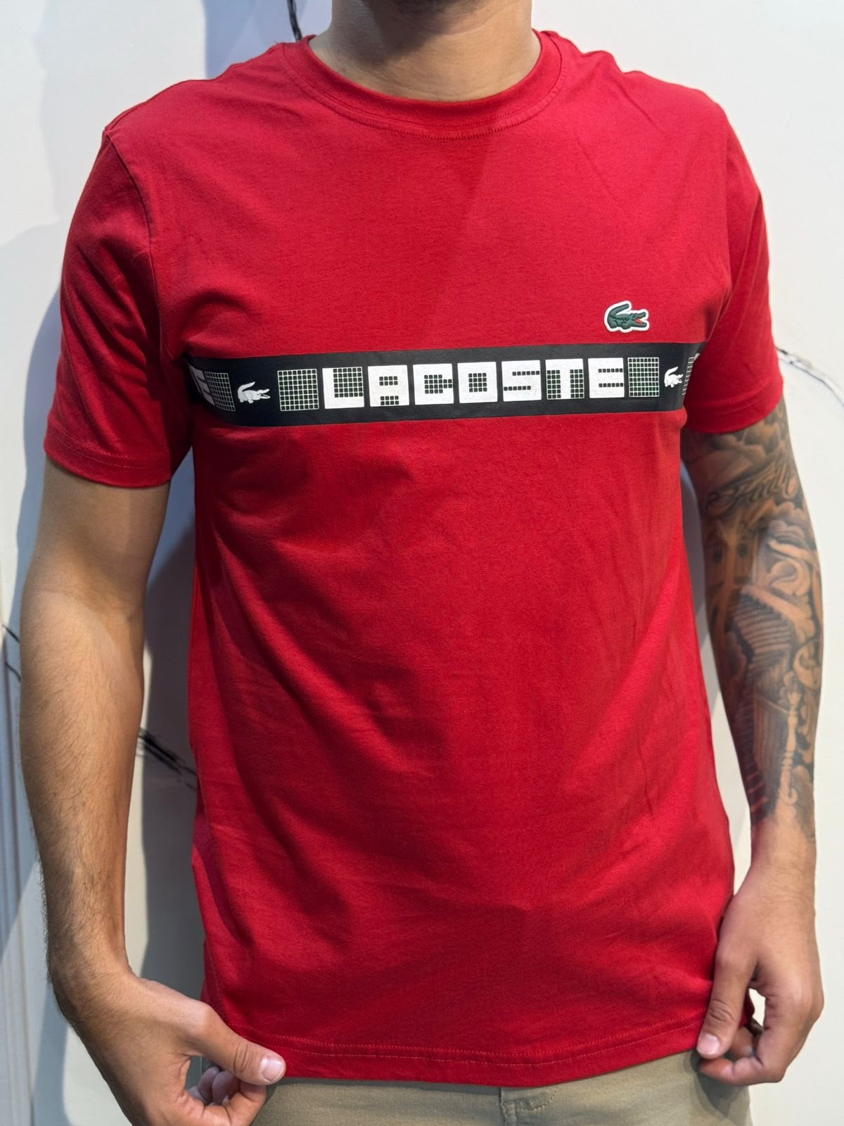 Camiseta Premium - Lacoste - Vermelho