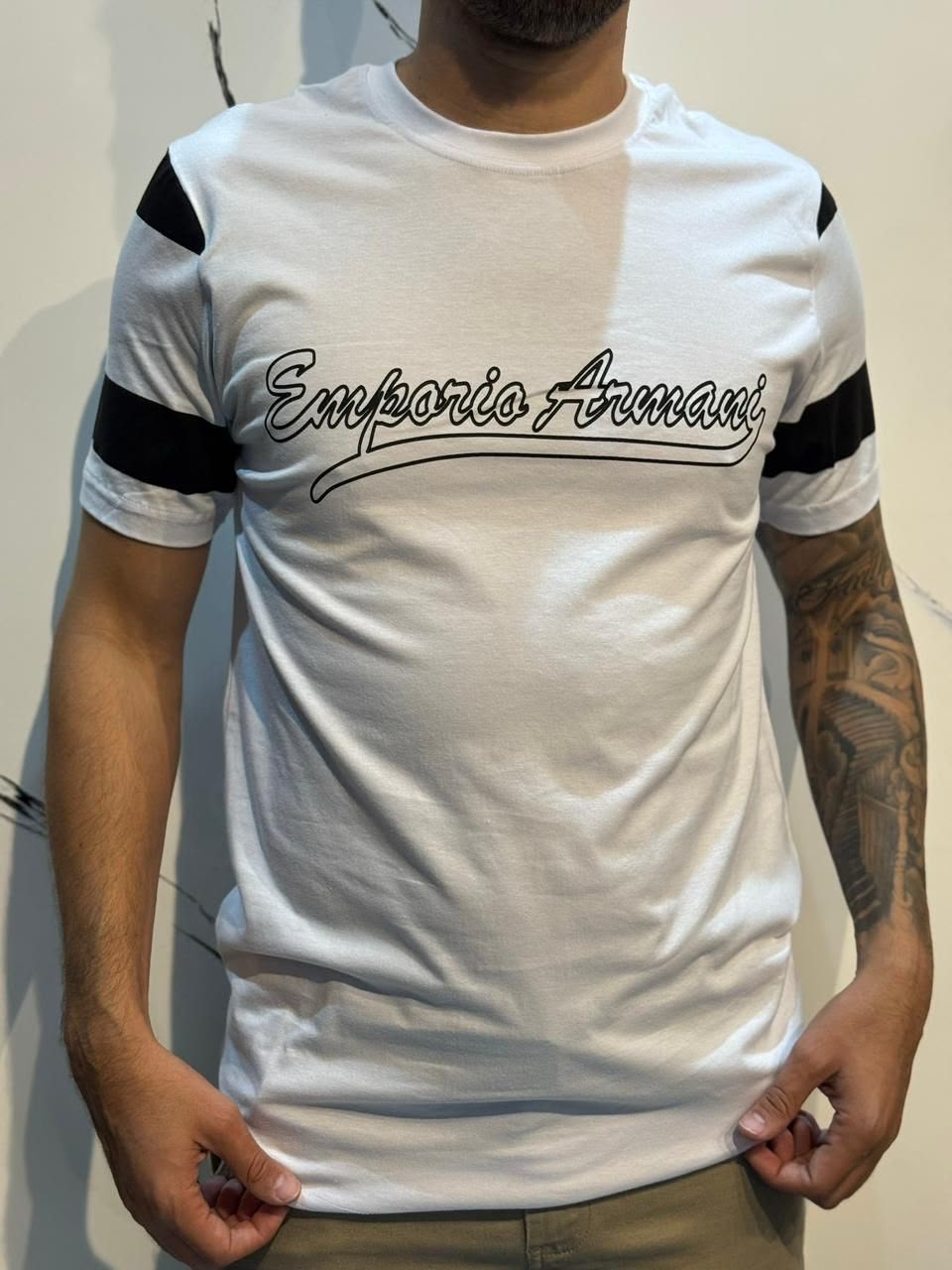 Camiseta Premium - Armani - Listra Manga