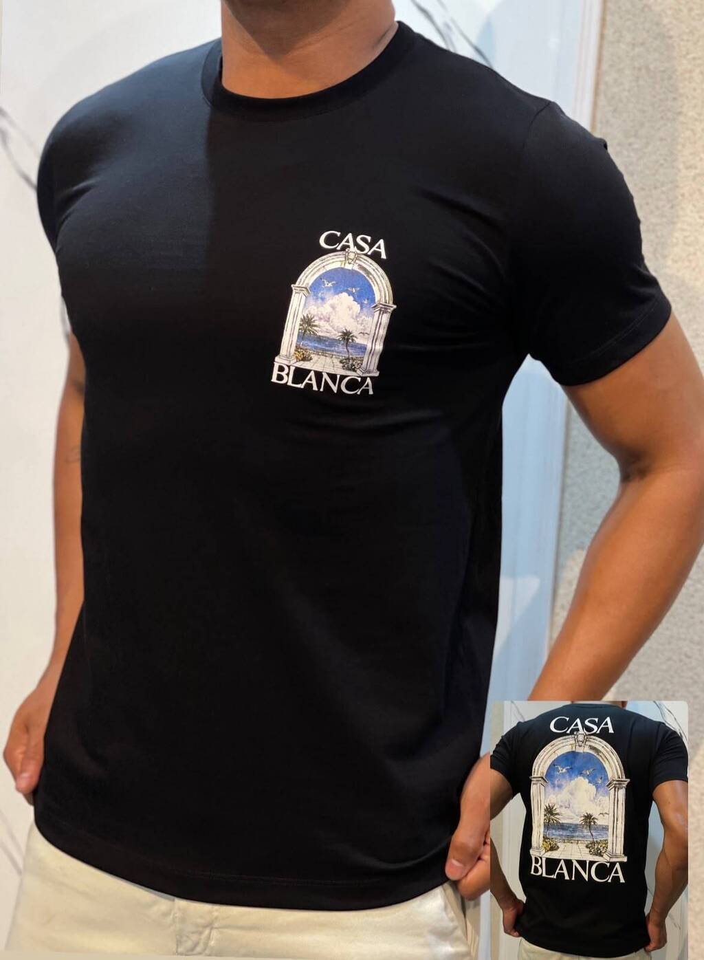 Camiseta Importada - Casa Blanca